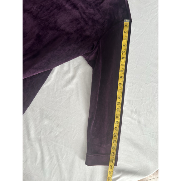 Natori Soft Fleece Pajama Top Womens Size XL Purple Cozy Comfortable - Picture 8 of 8